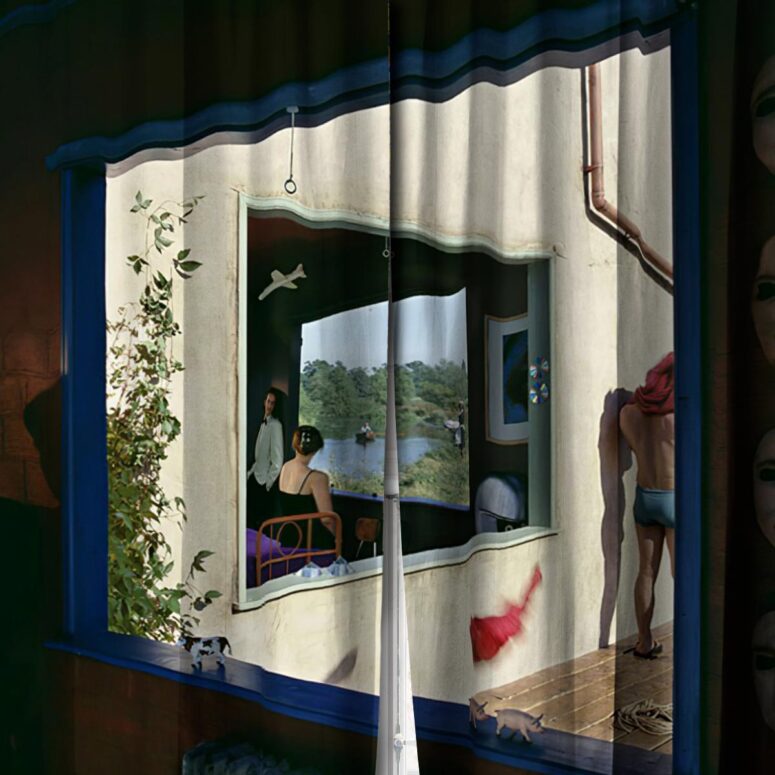 Pink Floyd Window Curtains - Echoes V Compilation Album Art 2001 Pink Floyd Window Curtains - Echoes V Compilation Album Art 2001