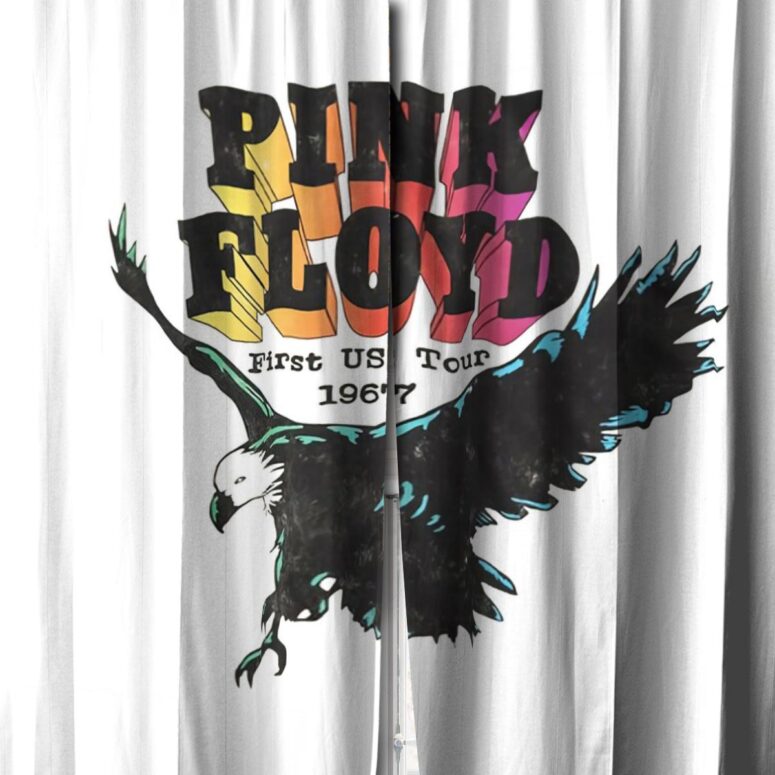 Pink Floyd Window Curtains - First US Tour 1967 Pink Floyd Window Curtains - First US Tour 1967