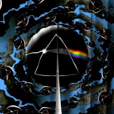 Pink Floyd Window Curtains - Good bye Blue Sky Dark Side Of the Moon