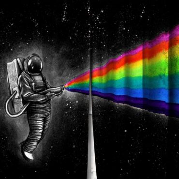 Pink Floyd Window Curtains - Just Remember To Fall in Love