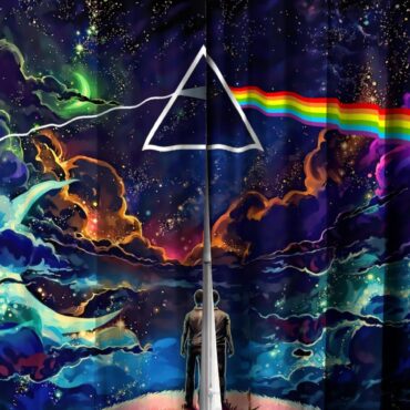 Pink Floyd Window Curtains - Looking For Dark Side Of The Moon