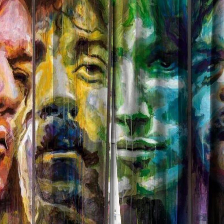 Pink Floyd Band Water Color Art Window Curtains Pink Floyd Band Water Color Art Window Curtains