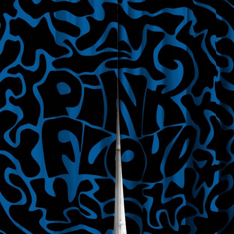 Pink Floyd Window Curtains - Logo Cosmic psychedelic Art Pink Floyd Window Curtains - Logo Cosmic psychedelic Art