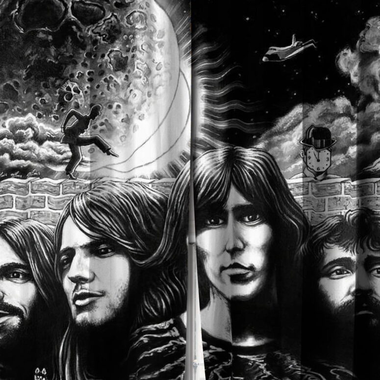 Pink Floyd Window Curtains - Psychedelism Pink Floyd Window Curtains - Psychedelism