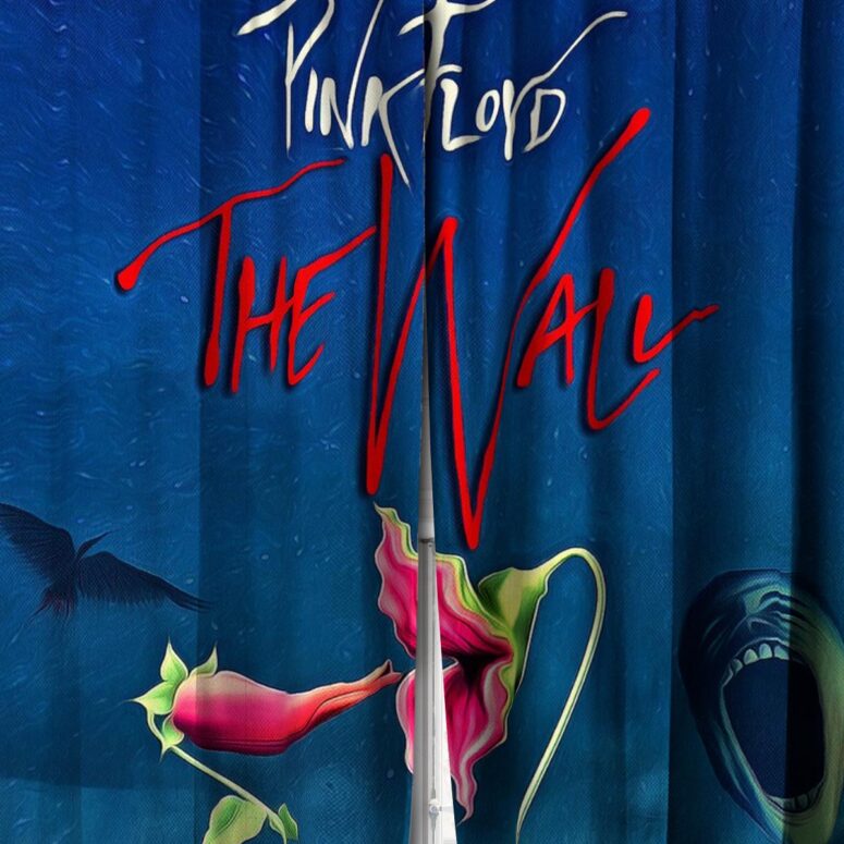 Pink Floyd Window Curtains - The Wall Hammer Flower Screaming Face