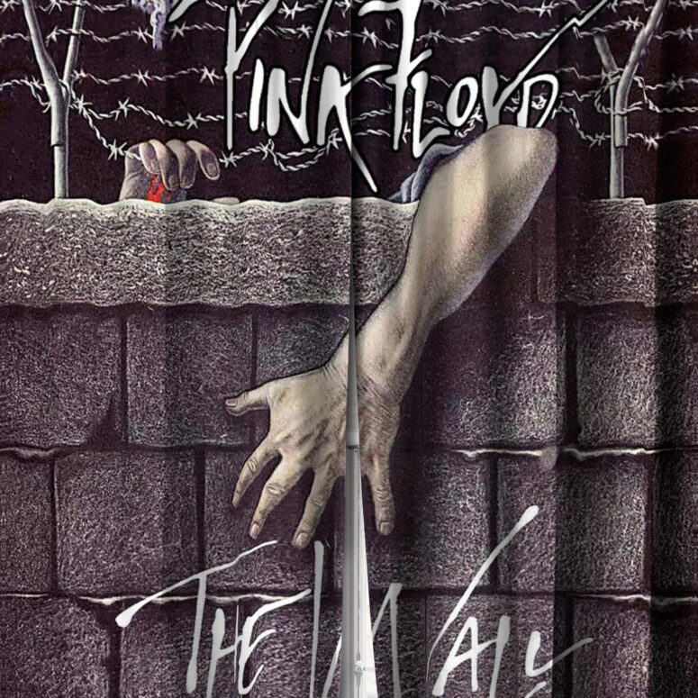 Pink Floyd Window Curtains - Escape from The Wall Pink Floyd Window Curtains - Escape from The Wall