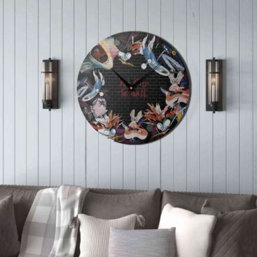Pink Floyd Wooden Clock - The Wall Immersion