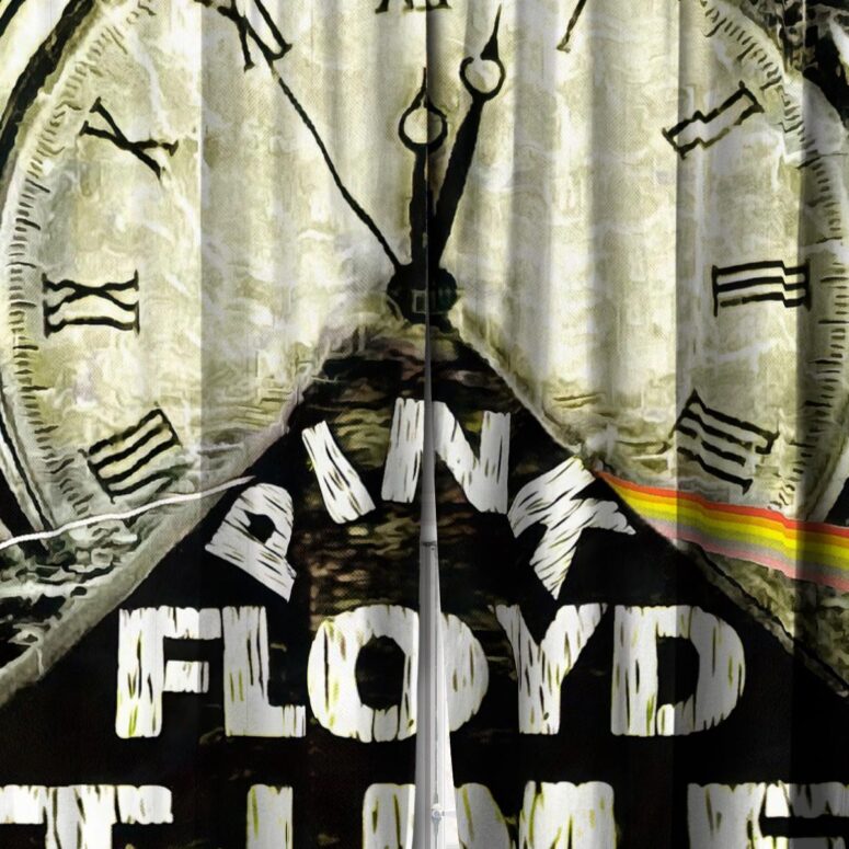 Pink Floyd Window Curtains - Time Art