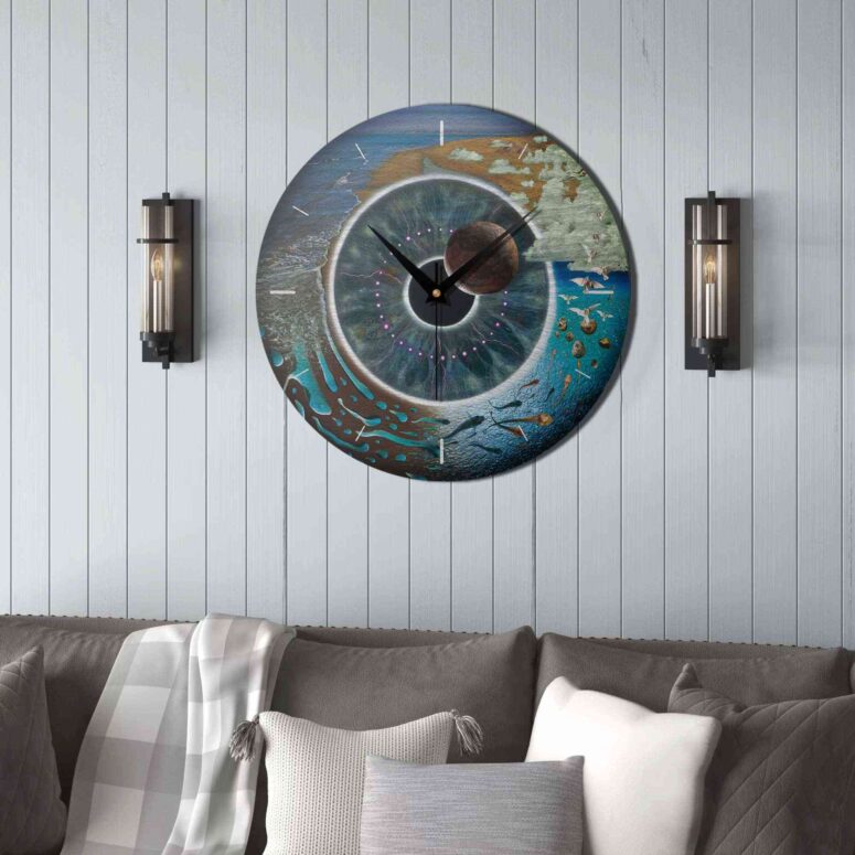 Pink Floyd Wooden Clock - Pulse Pink Floyd Wooden Clock - Pulse