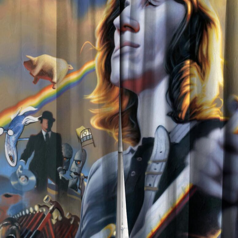 Pink Floyd Window Curtains - Roger Waters Album Cover Painting Pink Floyd Window Curtains - Roger Waters Album Cover Painting