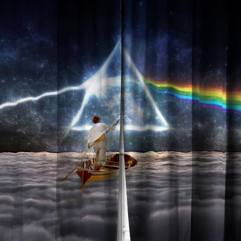 Pink Floyd Window Curtains - The Endless River x DSOTM Pink Floyd Window Curtains - The Endless River x DSOTM