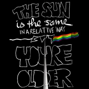 Pink Floyd Window Curtains - The Sun Is The Same In A Relative Way