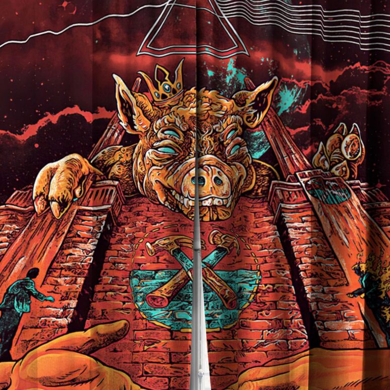 Pink Floyd Window Curtains - US x Them American Tour