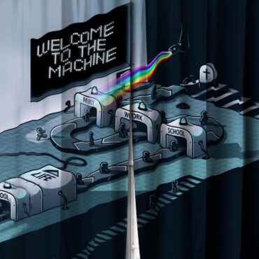 Pink Floyd Window Curtains - Welcome To The Machine