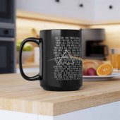 All That You Touch And You See Pink Floyd Eclipse Lyrics Black Mug