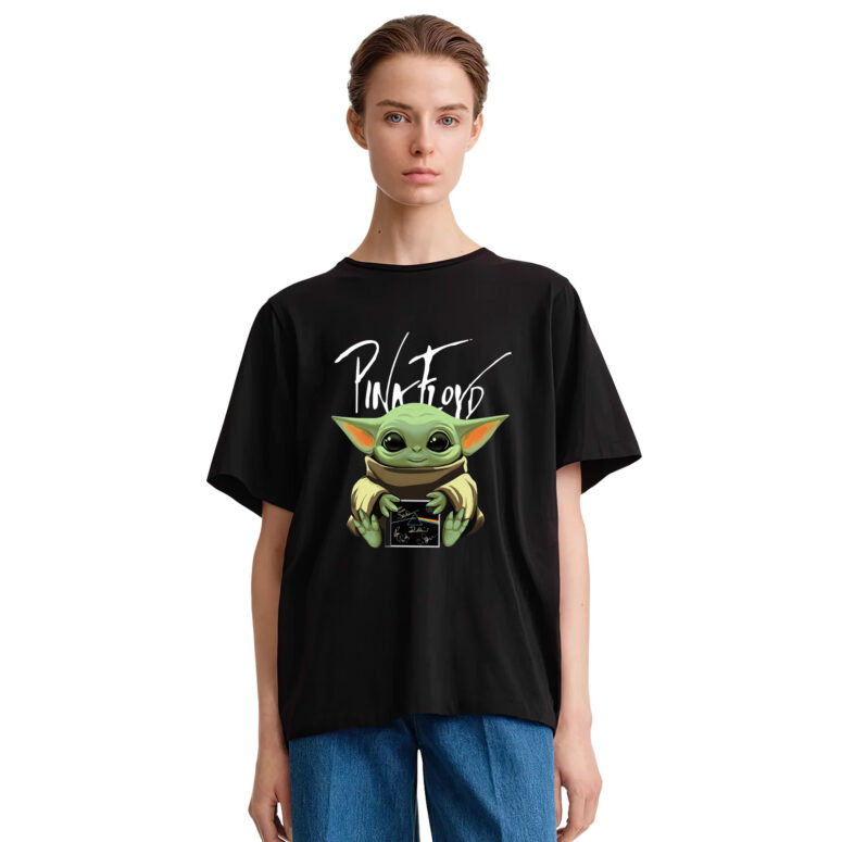 Baby Yoda Hugs Pink Floyd Album Star Wars Shirt Baby Yoda Hugs Pink Floyd Album Star Wars Shirt