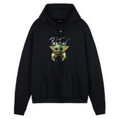 Baby Yoda Hugs Pink Floyd Album Star Wars Front Hoodie Black@1x 1 1 - OtherBrick