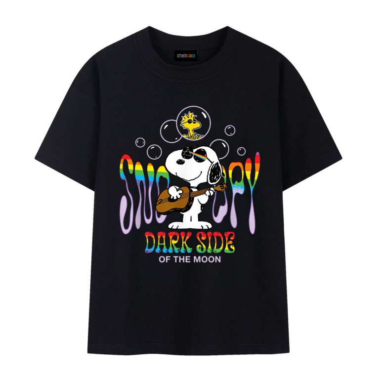 Joe Cool Snoopy Side Of The Moon Pink Floyd Shirt