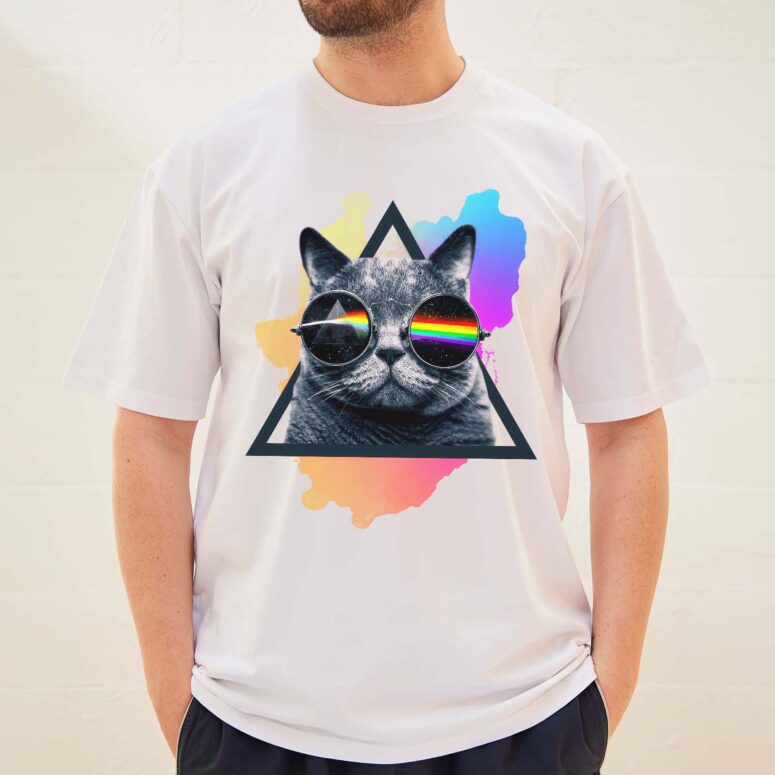 Lucifer Sam Meow Watching Pink Floyd Shirt