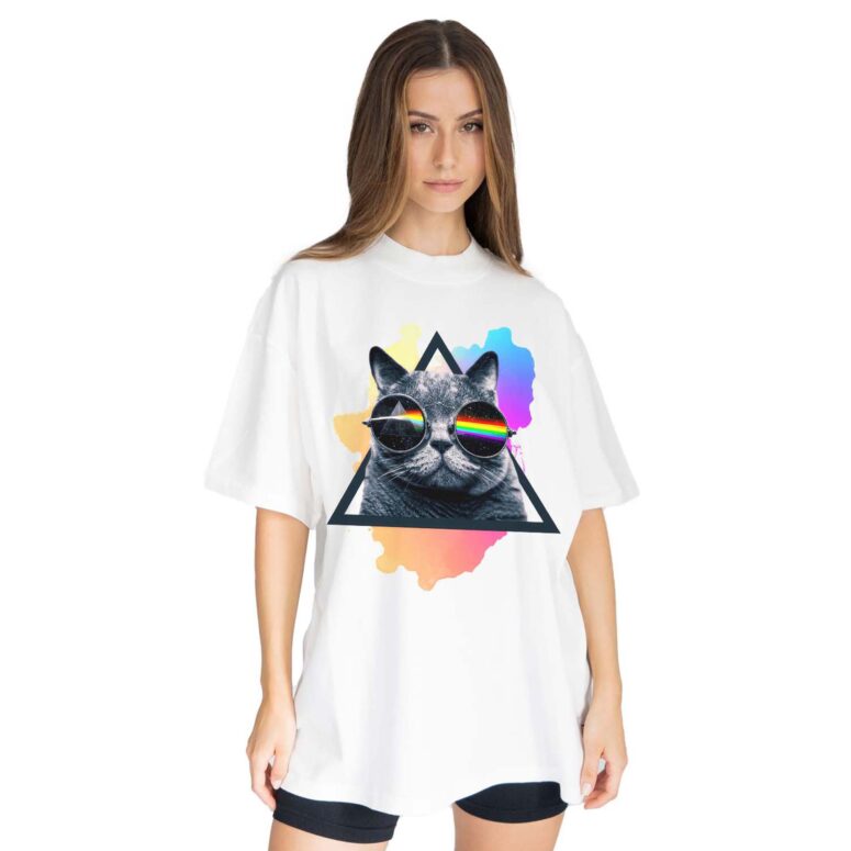 Lucifer Sam Meow Watching Pink Floyd Shirt