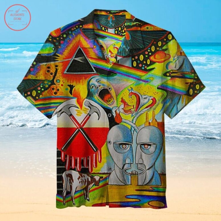 The Wall DSOTM The Division Bell Atom Heart Mother Hawaiian Pink Floyd Shirt The Wall DSOTM The Division Bell Atom Heart Mother Hawaiian Pink Floyd Shirt