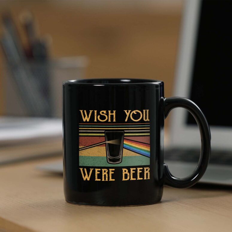 Wish You Were Beer Vintage Pink Floyd Mug Wish You Were Beer Vintage Pink Floyd Mug