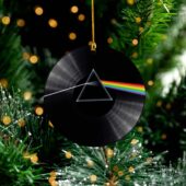 Dark Side Of The Moon Pink Floyd Ceramic Ornament 1 - OtherBrick
