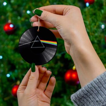 Dark Side Of The Moon - Pink Floyd Ceramic Ornament