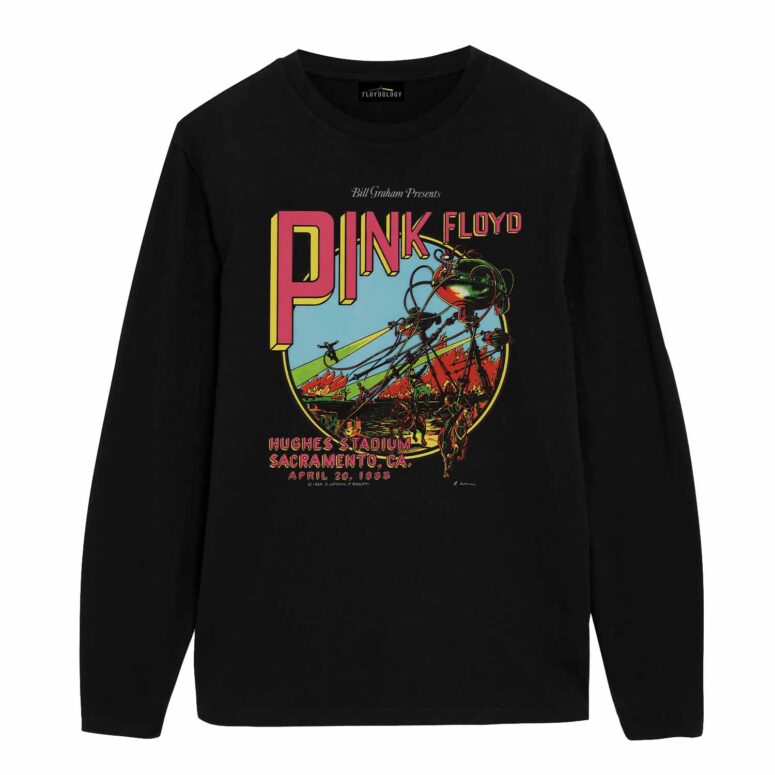 Hughes Stadium Sacramento Concert Vintage Pink Floyd Shirt