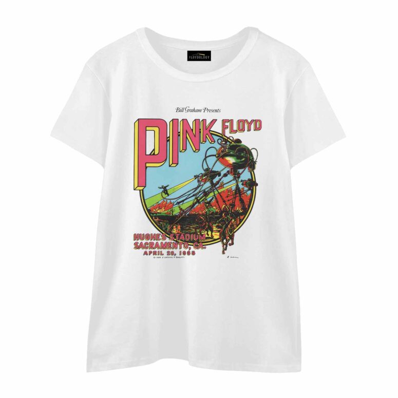 Hughes Stadium Sacramento Concert Vintage Pink Floyd Shirt
