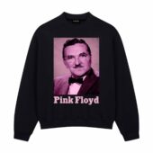 Pink Floyd The Barber Active Front Sweatshirt Black - OtherBrick