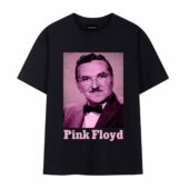 Pink Floyd The Barber Active Front Tshirt Black - OtherBrick
