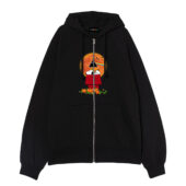 Snoopy And Woodstock Dark Side Of The Moon Pink Floyd Halloween Front Ziphoodie Black - OtherBrick