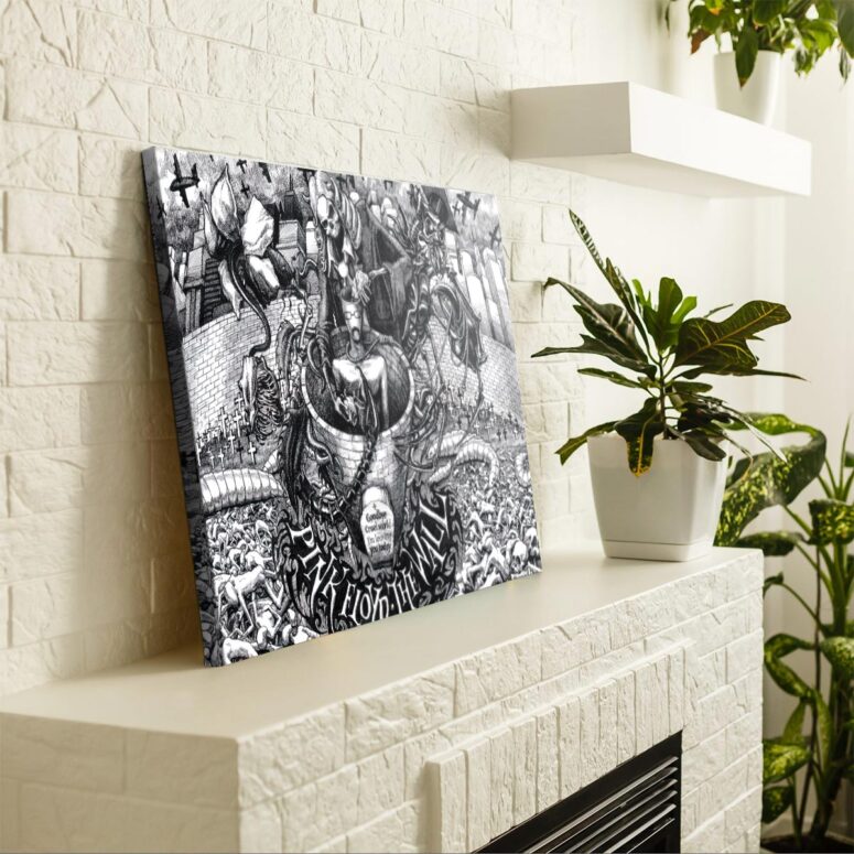 Essence of the Wall Pink Floyd Poster Pink Floyd Canvas