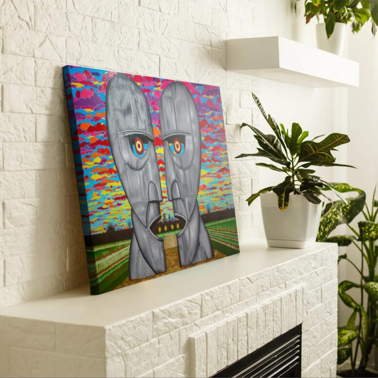 The Division Bell Painting Art Pink Floyd Poster Pink Floyd Canvas The Division Bell Painting Art Pink Floyd Poster Pink Floyd Canvas