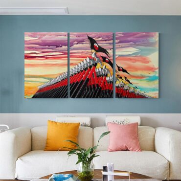 The Wall Hammer Drawing Art Pink Floyd Poster Pink Floyd Canvas