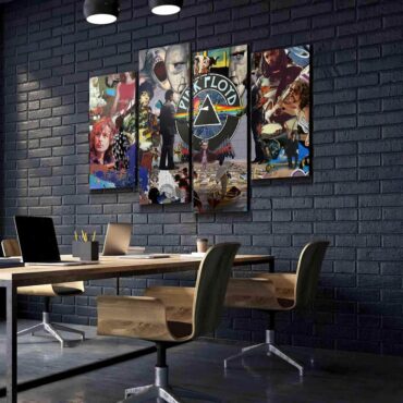 Pink Floyd Icons FAN Art Poster Canvas