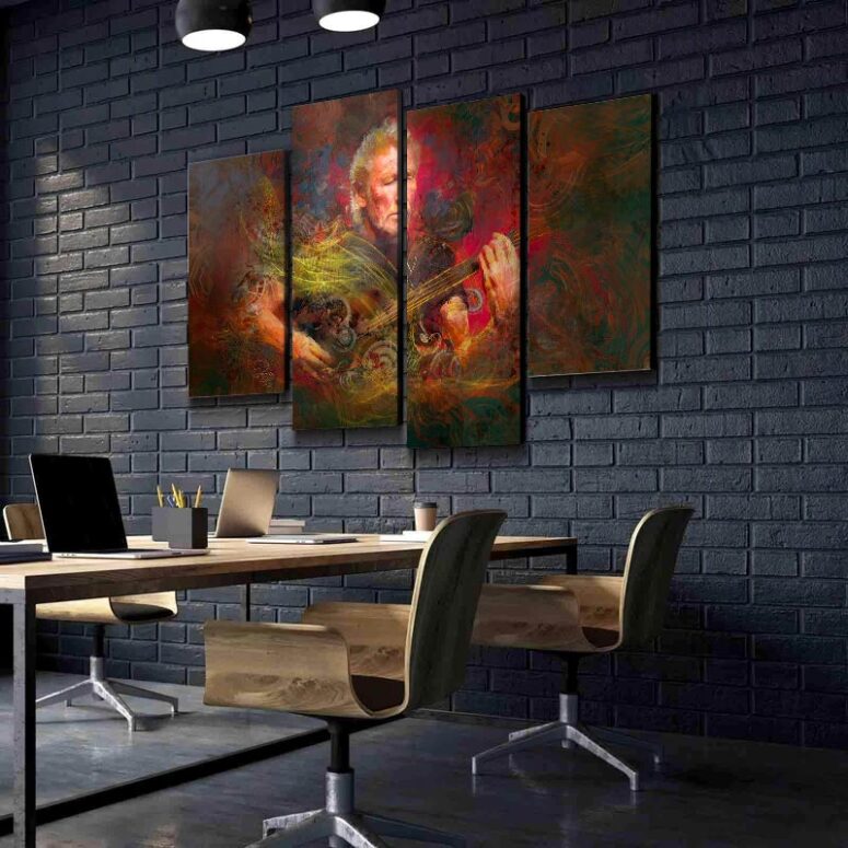 Roger Waters Digital Painting Pink Floyd Poster Pink Floyd Canvas Roger Waters Digital Painting Pink Floyd Poster Pink Floyd Canvas