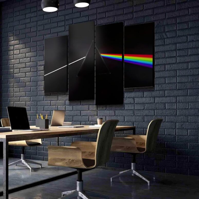 The Dark Side of the Moon Illustrator Pink Floyd Poster Pink Floyd Canvas The Dark Side of the Moon Illustrator Pink Floyd Poster Pink Floyd Canvas