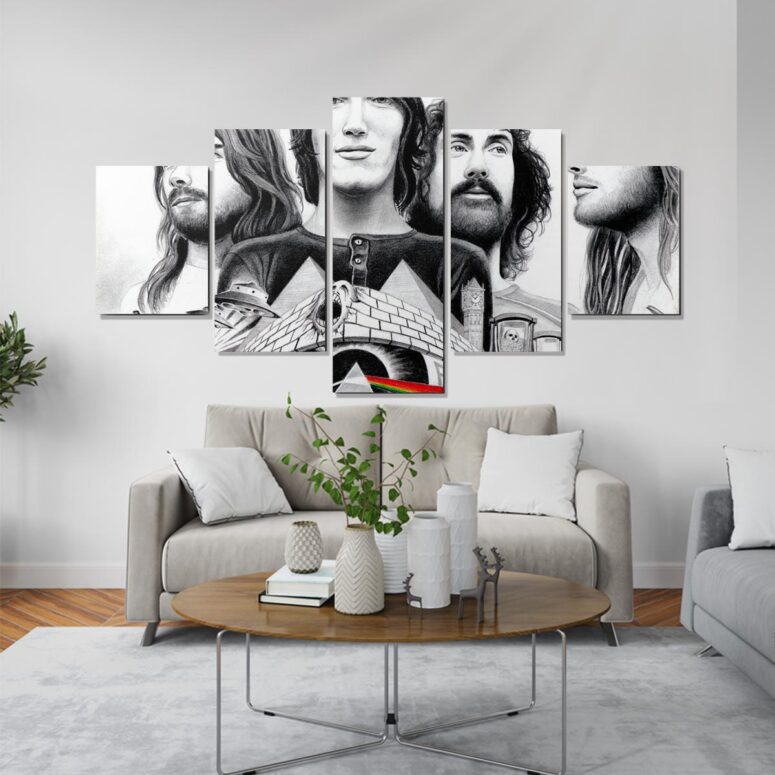 CS Pink Floyd Drawing Poster Canvas