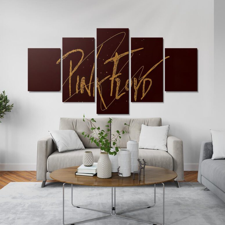 Pink Floyd London British Poster Canvas Pink Floyd London British Poster Canvas