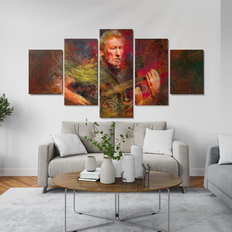 Roger Waters Digital Painting Pink Floyd Poster Pink Floyd Canvas Roger Waters Digital Painting Pink Floyd Poster Pink Floyd Canvas