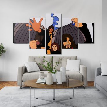 Pink Floyd Fish Eye Lense Poster Canvas Pink Floyd Fish Eye Lense Poster Canvas