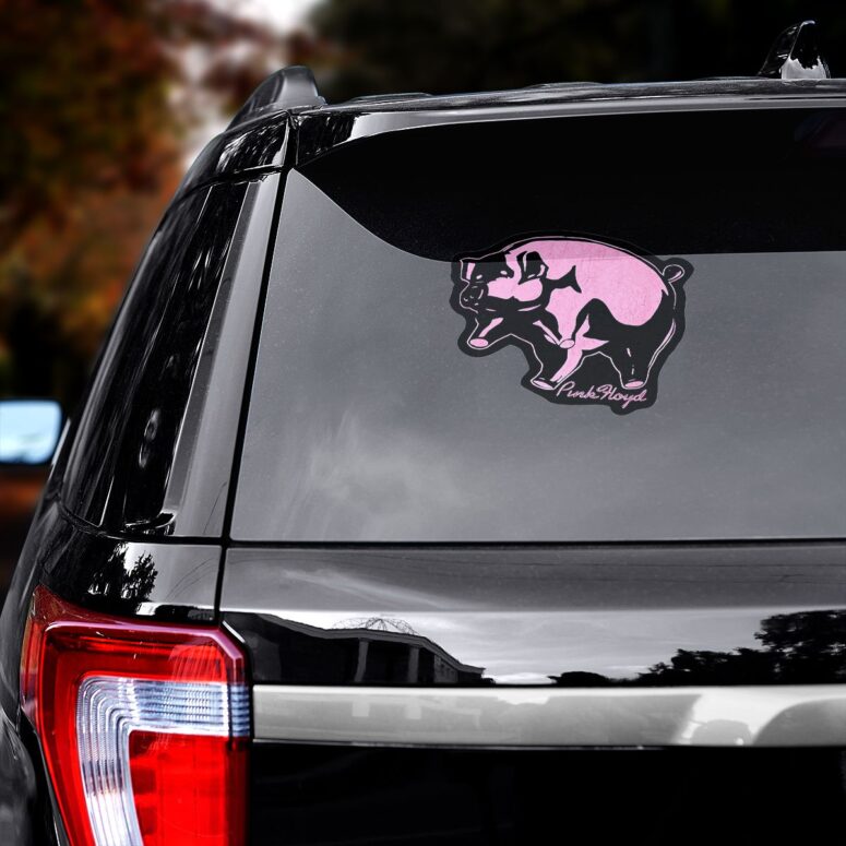 Pink Floyd Animals Black Stroke Car Sticker Decal Pink Floyd Animals Black Stroke Car Sticker Decal
