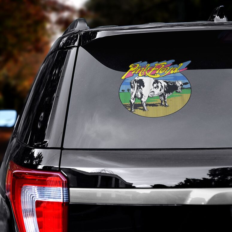 Pink Floyd Distant Bells Atom Heart Mother Car Sticker Decal