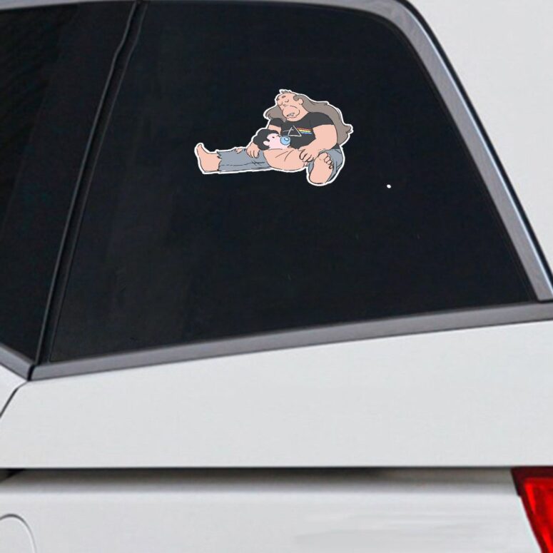 Best Floydian Dad Ever Pink Floyd Car Sticker Decal