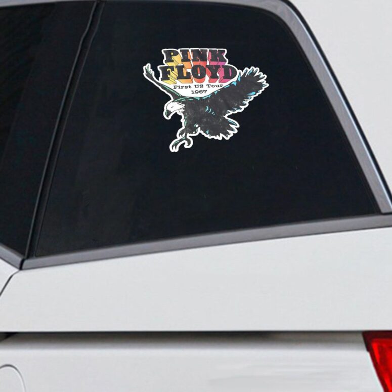 First US Tour 1967 Pink Floyd Car Sticker Decal First US Tour 1967 Pink Floyd Car Sticker Decal