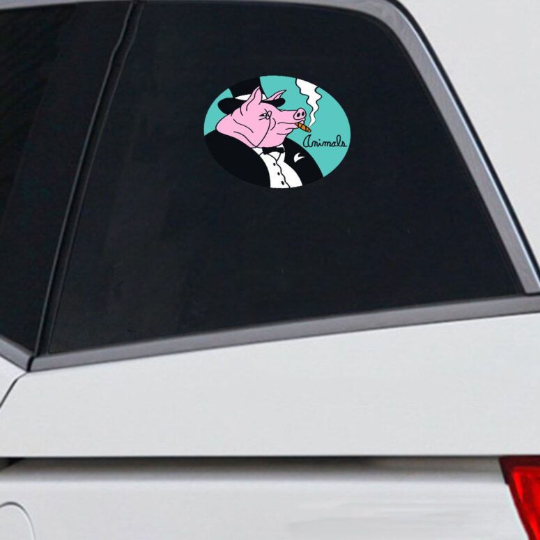 Pink Floyd ANIMALS PIG Car Sticker Decal Pink Floyd ANIMALS PIG Car Sticker Decal