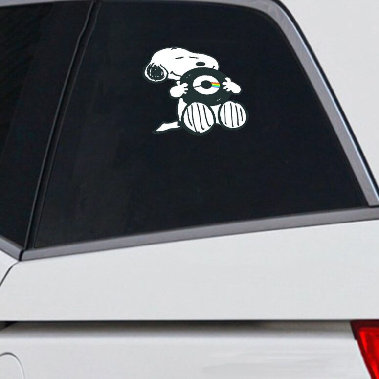 Snoopy My Favourite Band is Pink Floyd Car Sticker Decal Snoopy My Favourite Band is Pink Floyd Car Sticker Decal
