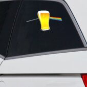 Wish You Were Beer Pink Floyd Car Sticker Decal